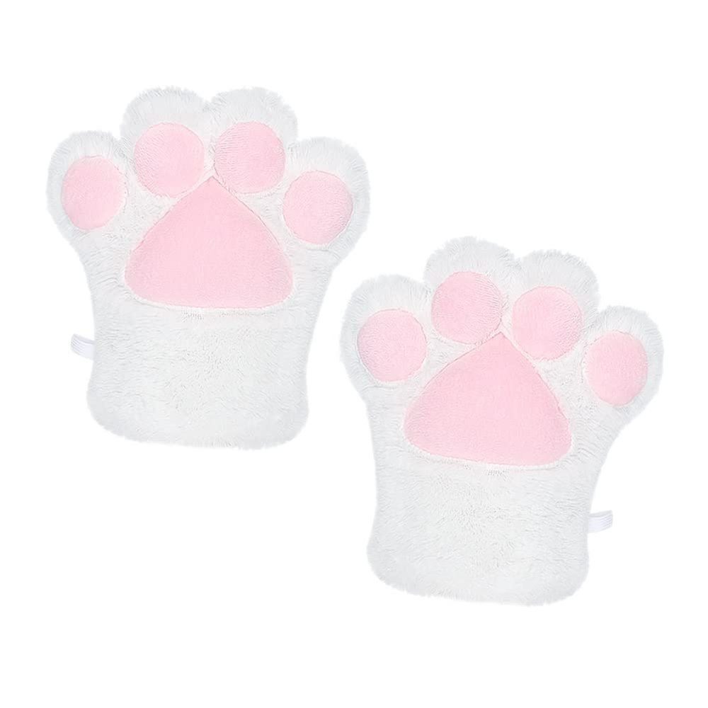 HKSICHENGKEJI Cute Animal Cat Bear Paw Claw Gloves Soft Plush Winter Warm Gloves Halloween Cosplay Costume Accessories