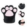 HKSICHENGKEJI Cute Animal Cat Bear Paw Claw Gloves Soft Plush Winter Warm Gloves Halloween Cosplay Costume Accessories view 3