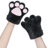 HKSICHENGKEJI Cute Animal Cat Bear Paw Claw Gloves Soft Plush Winter Warm Gloves Halloween Cosplay Costume Accessories view 4