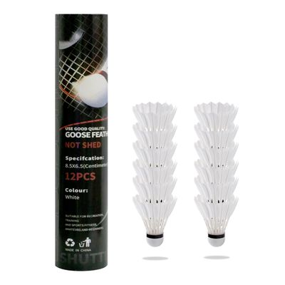 12 PACK Badminton Shuttlecocks,Badminton Birdies with Great Stability.Has High Speed Badminton.Durability for Indoor Outdoor Training Sports,Great for Trainers, Amateurs, Beginners and Family