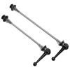 2pcs Bicycle Wheel Skewers Front and Rear Hub Quick Release Lever Aluminum Alloy Quick Release Titanium Alloy Rod for Mountain Most Bikes Can Use(Black) view 1