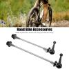 2pcs Bicycle Wheel Skewers Front and Rear Hub Quick Release Lever Aluminum Alloy Quick Release Titanium Alloy Rod for Mountain Most Bikes Can Use(Black) view 4
