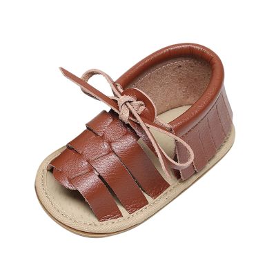 9 Month Baby Shoes Boy Infant Boys Girls Open Toe Solid Tassels Shoes First Walkers Baby Booties6 12 Months Brown