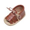 9 Month Baby Shoes Boy Infant Boys Girls Open Toe Solid Tassels Shoes First Walkers Baby Booties6 12 Months Brown view 1