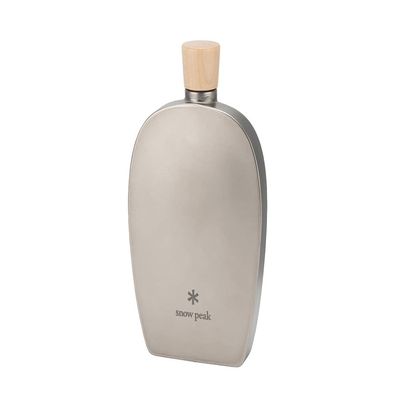 Snow Peak 8.4 Ounce Titanium Flask