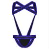 Freebily Men's Leotard Stretch Jumpsuits Bulge Pouch Jockstrap One-Piece Wrestling Singlet Bodysuit Royal_Blue X-Large view 2