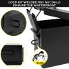 Aolamegs 50 Cal Metal Ammo Can Lock Kit-Lockable Ammunition Boxes With Welded Locking&Padlock Kit 50 Caliber Army Military Storage Containers M2A1 Large Waterproof Air Tight Locking Ammo Box Storage view 2