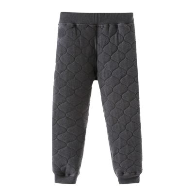 Kids Casual Leggings, Toddler Baby Girls Boys Solid Winter Pants Padded Long Pants Warm Thick (Dark Gray, 7-8 Years)
