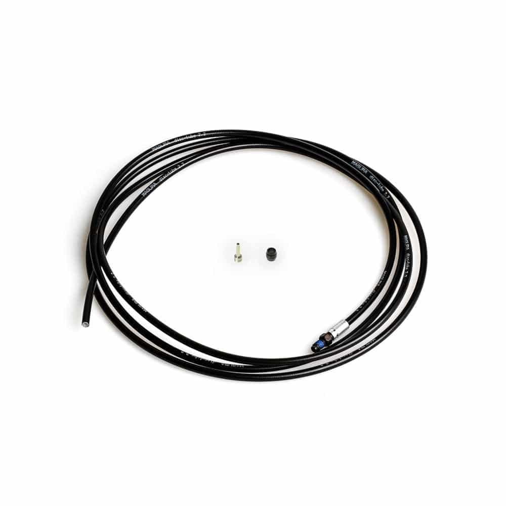 Magura Hydraulic Brake Hose - 2500mm, for MT Sport and MT2, 0-Degree Pressed Fitting, Black