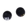 SGerste Tennis Vibration Dampeners, 18mm Silicone Ball Tennis Racket/Racquet Strings Shock Absorber (2-Pack, Black) view 4