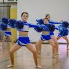 WILLBOND 12pcs Cheerleading Pom Poms Bulk Metallic Foil Cheerleader Pompoms with Baton Handle for Football Basketball Cheering Squad Team Game Sports Dance Party Outfit (Blue) view 4