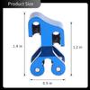 FENJANER Archery Compound Bow Cable Slide String Splitter Roller Glide Aluminium Alloy Replacement Bow String Separator Bow and Arrow Pulley (Blue) view 2