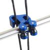FENJANER Archery Compound Bow Cable Slide String Splitter Roller Glide Aluminium Alloy Replacement Bow String Separator Bow and Arrow Pulley (Blue) view 4