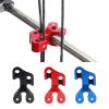 FENJANER Archery Compound Bow Cable Slide String Splitter Roller Glide Aluminium Alloy Replacement Bow String Separator Bow and Arrow Pulley (Red) view 1