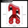 FENJANER Archery Compound Bow Cable Slide String Splitter Roller Glide Aluminium Alloy Replacement Bow String Separator Bow and Arrow Pulley (Red) view 2