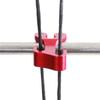 FENJANER Archery Compound Bow Cable Slide String Splitter Roller Glide Aluminium Alloy Replacement Bow String Separator Bow and Arrow Pulley (Red) view 3