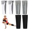 Hanaive 3 Pairs Volleyball Arm Sleeves Forearm Compression Sleeve for Shooting Sun Protection Basketball Football Women Men(White, Gray, Black) view 1