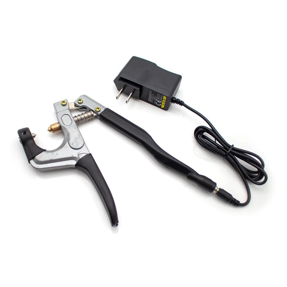 Aitoserlea Badminton Racket Grommet Tools Heat Press Pliers, Tennis Racket Stringing Machine Conduit Press Flared Tool AC 100-240V
