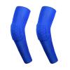 Mcolics Elbow Brace Pads Arm Compression Cooling Sleeves UV Protection for Men Women Sports Football Basketball Shooting (Blue, Medium) view 1