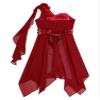 YiZYiF Kids Flower Girls One Shoulder Dress Irregular Wedding Pageant Dresses Evening Party Prom Ball Gown Burgundy 14 Years view 4