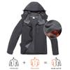CAMEL CROWN Women's Waterproof Ski Jacket 3 in 1 Winter Coat Windbreaker Snowboard Jackets for Rain Snow Outdoor Hiking Dark Grey M view 3