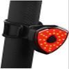 YOUOOK Smart Bike Tail Light: Auto On/Off Flashing Lights Red Back Led Warning Flashlight Easy Mount Cycling Safety Brake Taillight USB Rechargeable Ultra Bright Light Sensing Bicycle Rear Light view 1