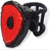 YOUOOK Smart Bike Tail Light: Auto On/Off Flashing Lights Red Back Led Warning Flashlight Easy Mount Cycling Safety Brake Taillight USB Rechargeable Ultra Bright Light Sensing Bicycle Rear Light view 2