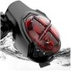 YOUOOK Bike Tail Light USB Rechargeable - Super Bright 100 Lumens LED Bicycle Rear Light Easily Clips on as a Red Taillight view 1