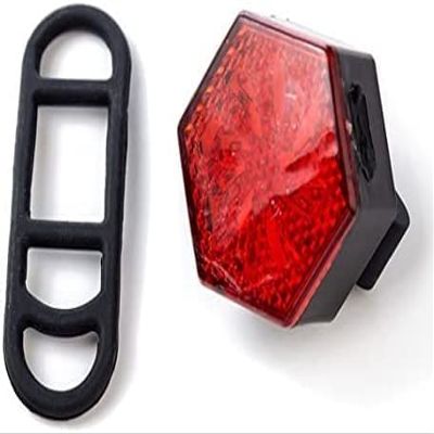 YOUOOK USB Rechargeable Bicycle Taillights, Waterproof Bicycle Rear Light with Silicone Straps & Multifunctional Expansion Clip, Bike Tail Light for Road Mountain Cycling