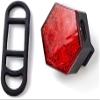 YOUOOK USB Rechargeable Bicycle Taillights, Waterproof Bicycle Rear Light with Silicone Straps & Multifunctional Expansion Clip, Bike Tail Light for Road Mountain Cycling view 1