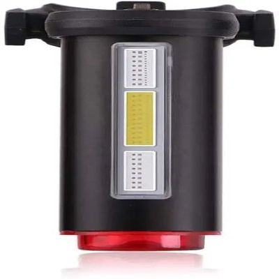 YOUOOK Bike Tail Light High Attention Grabbing Taillight Ultra Long Run Time Universal Mount Taillights Waterproof Rear Bicyle Light (Color : Black)