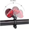 YOUOOK Bike Alarm Tail Light, Anti-Theft Rear Bike Light, Ultra Bright Bike Tail Light, Rechargeable Bike Taillight, Waterproof Bicycle Alarm view 3