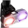 YOUOOK Ultra Bright Bike Light USB Rechargeable Bicycle Tail Light. Red Blue White High Intensity Rear LED Accessories Fits On Any Road Bikes. Easy to Install for Cycling Safety Flashlight view 1