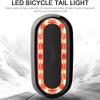 YOUOOK Bike Tail Light:Rear Bicycle Flashlight Ultra Bright Back Brake Light High Lumen USB Rechargeable Safety Red Led Taillight Waterproof Road Cycling Lights, Automatic Brake Sensing view 2