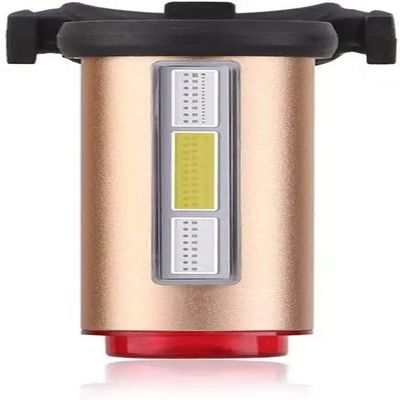YOUOOK Bike Tail Light High Attention Grabbing Taillight Ultra Long Run Time Universal Mount Taillights Waterproof Rear Bicyle Light (Color : Gold)