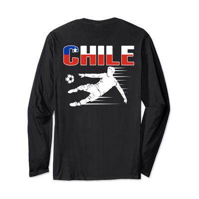 Chile Soccer Lovers Jersey - Support Chilean Football Team Long Sleeve T-Shirt