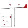 Aramox Wind Vane, Marine Weather Vane Wind Direction Indicator 304 Stainless Steel for Yacht Boat Sailing view 3