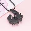 BIAIHQIE Crystal Inlay Crab Cremation Jewelry for Ashes Pendant Urns Pet/Human Stainless Steel Memorial Necklace for Men/Women view 3