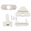INOOMP 5sets Boat Gate Latch Replacement Latch for Yacht Rv Kayak Doors White for -Term Use Lightweight Portable for Access Hatches and Decks view 2