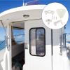 INOOMP 5sets Boat Gate Latch Replacement Latch for Yacht Rv Kayak Doors White for -Term Use Lightweight Portable for Access Hatches and Decks view 3