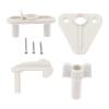 INOOMP 5sets Boat Gate Latch Replacement Latch for Yacht Rv Kayak Doors White for -Term Use Lightweight Portable for Access Hatches and Decks view 4