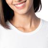 Indera Women's Thermal Long Sleeve Shirt, Cozy Waffle Shirt with Reliable Heat Retention, White, Large, Pack of 2 view 4