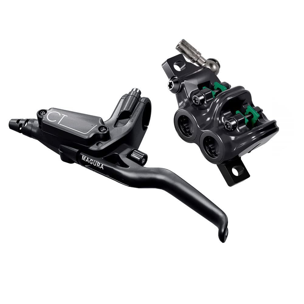 Magura MT C5 Disc Brake and Lever - Front, Hydraulic, 4-Piston, Post Mount, Black