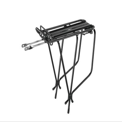 Topeak Super Tourist Rear Bike Rack (Non-Disc) with Spring 6061-T6 Aluminum Touring Rack for 26, 27.5 & 700C Wheels, 57 lb Capacity, MTX TrunkBag QuickTrack Compatible, RedLite & Tail Light Mounts