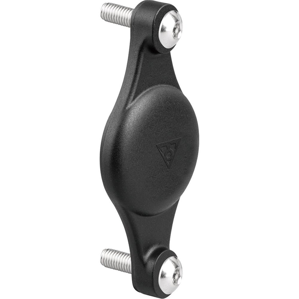 Topeak Cage Mount for AirTag (Black) Integrated Apple AirTag Holder for Bottle Cage or Standalone Mount, Includes Anti-Theft Bolts for Secure and Discreet Tracking