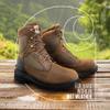 Carhartt Ironwood Waterproof Work Boots for Men - 8-inch, Reinforced Oil-Tanned Leather with Breathable Membrane, EH & Slip-Resistant Outsoles, Brown - 14 M view 2