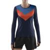 CEP Chevron Shirt, Long Sleeve, Peacoat/Blue, Women, XL view 1