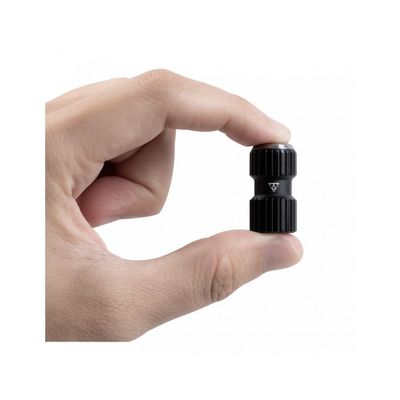 Topeak Nano AirBooster CO2 Inflator, Ultra-Compact CNC Aluminum CO2 Pump, Presta & Schrader Valve Compatible