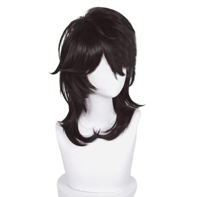 TO KU TOO YUO Game Cosplay Wig Short Wig Heat Resistant Hair Halloween Party Wigs + Wig Cap