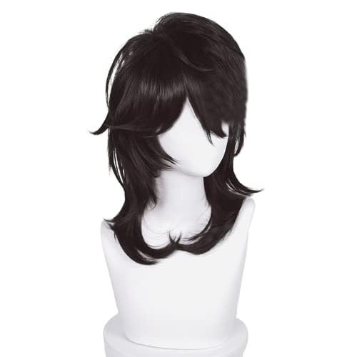 TO KU TOO YUO Game Cosplay Wig Short Wig Heat Resistant Hair Halloween Party Wigs + Wig Cap